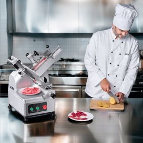 Meat Slicer 550W 12" Electric Deli Food Slicer For Frozen Meat Bread Cheese
